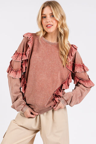 Cotton Ruffle Top