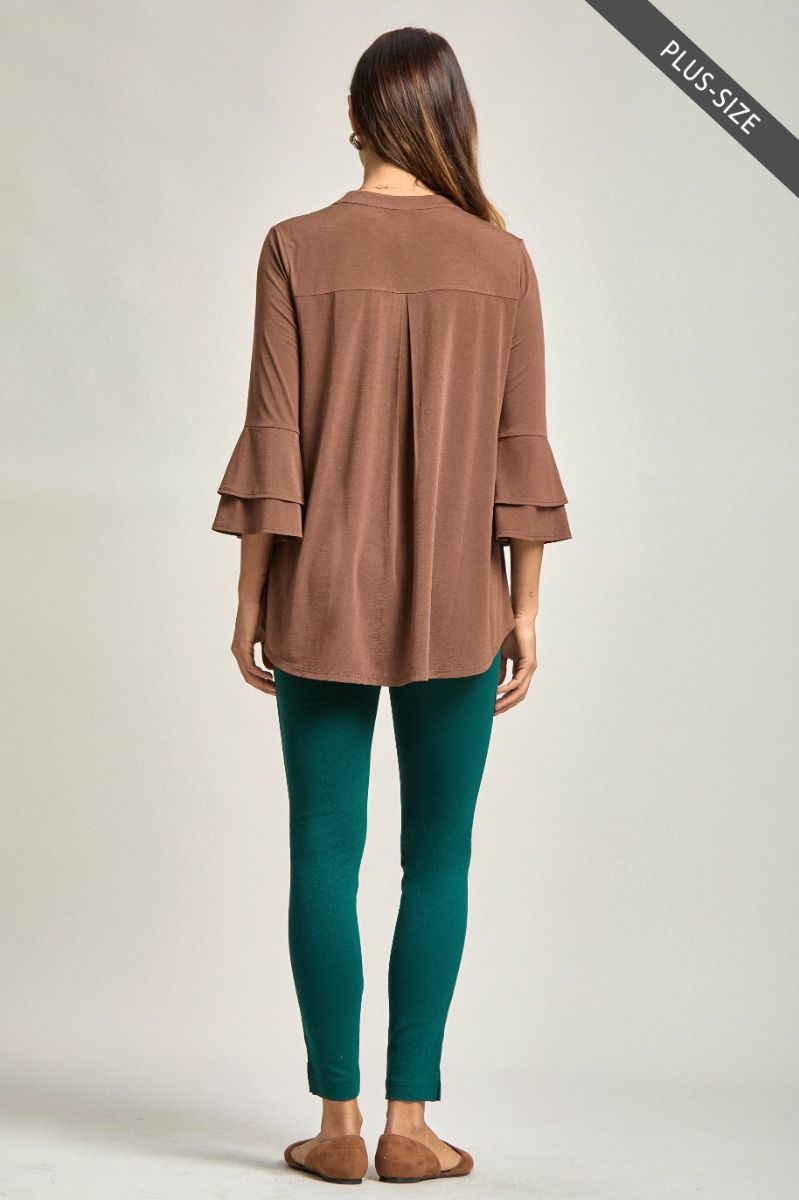 Plus Size Bell Top