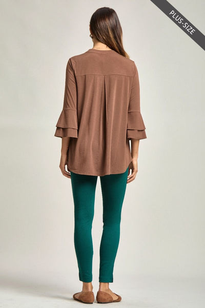 Plus Size Bell Top
