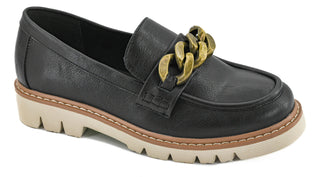 Corky's Black Chunky Loafers