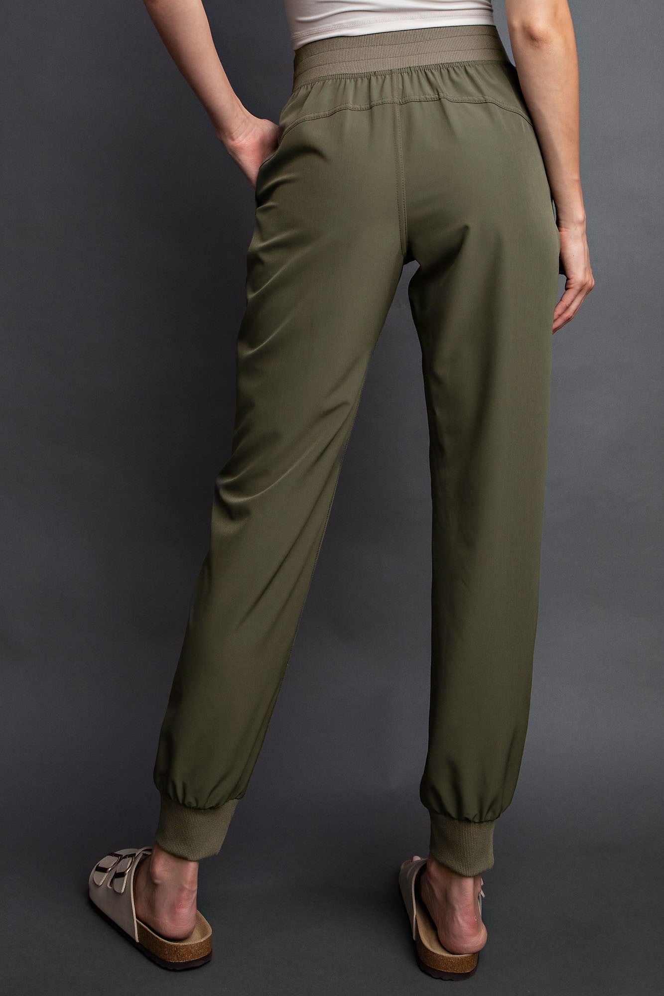 Mid-Rise Jogger Pants