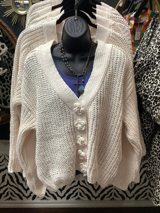 Powder Cream Cardigan