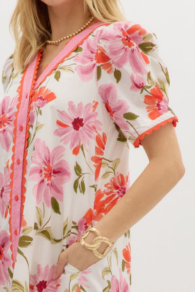 Mini Floral Dress