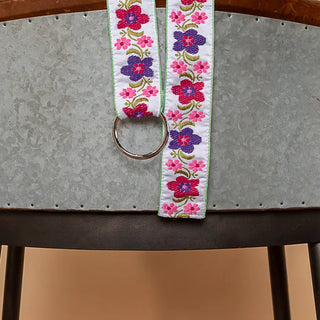 Floral Cloth Belt