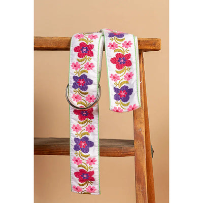 Floral Cloth Belt
