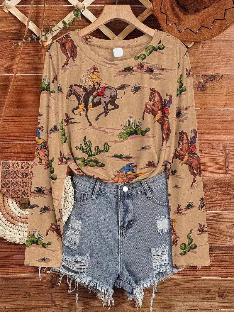Cowboy Rodeo Long Sleeve