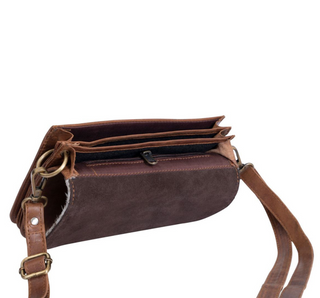 Cowhide Accordion Envelope Purse