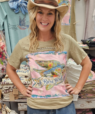 A Rare Birdie Tattered Tee