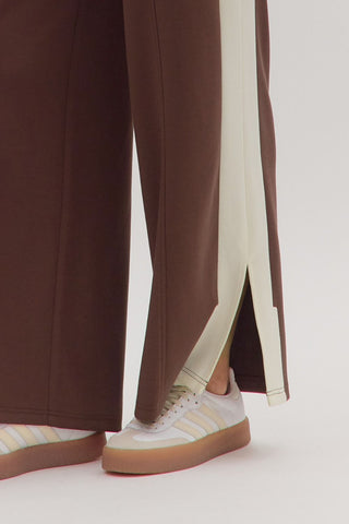 Contrast Collar Pant Set