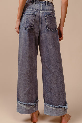 Star Patched Denim Pants
