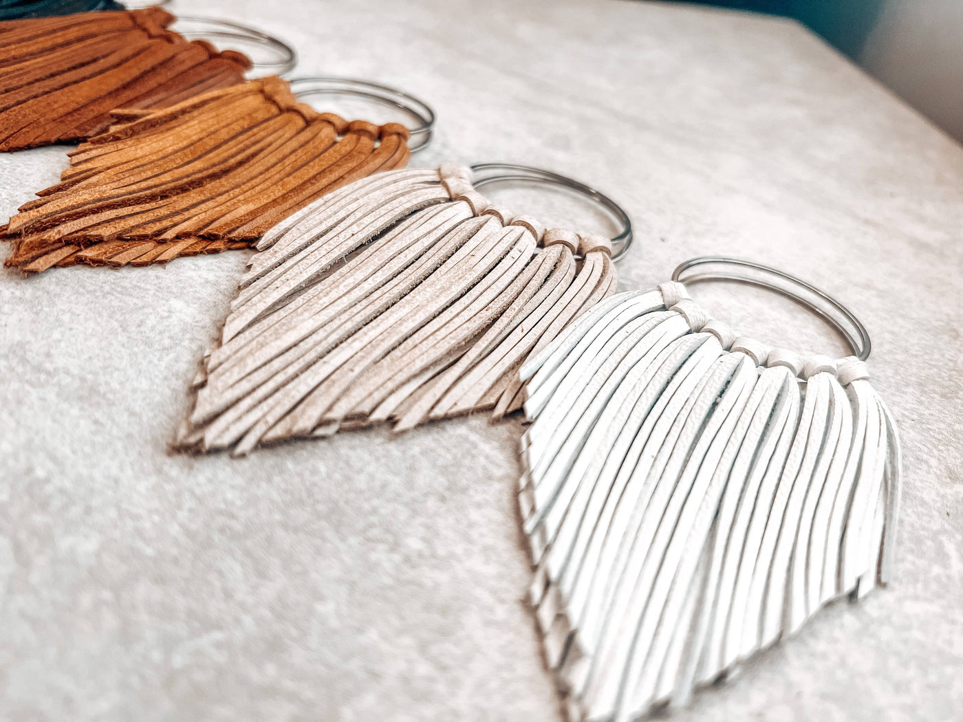 Cascade Fringe Hoops Earrings