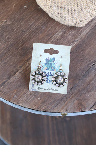 Bling Flower Earring
