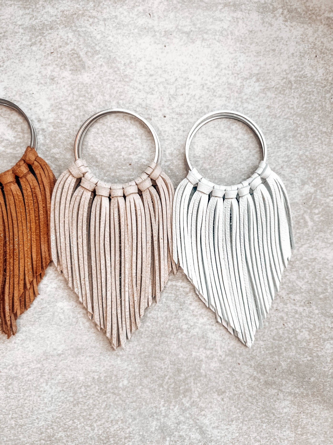 Cascade Fringe Hoops Earrings