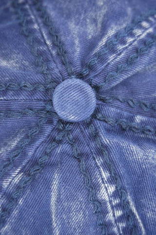 Bejeweled Bling Glitz Distressed Cap, Adjustable