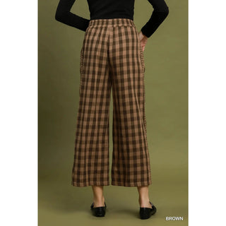 Brown Checkered Outfit