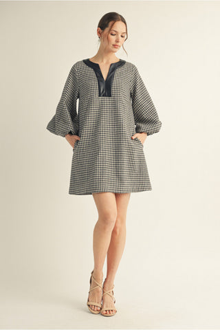 Balloon Sleeve Dress