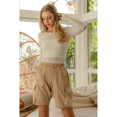 Ruffle Lacy Blouse