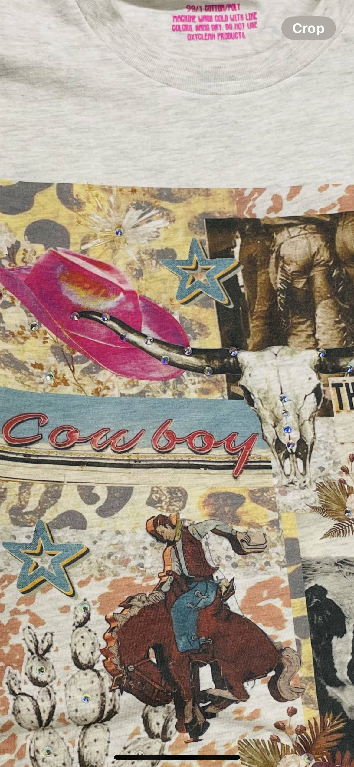 Cowboy Collage Tee