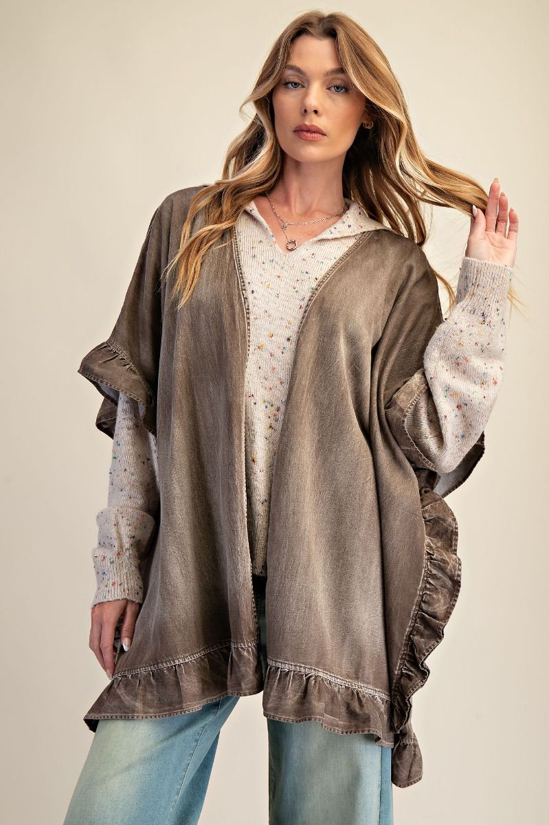 Star Patch Chambray Duster
