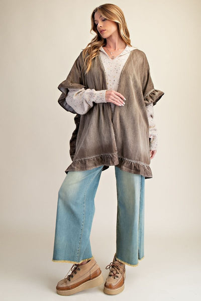 Star Patch Chambray Duster