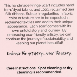 Fringe Scarf ARTIST'S PALETTE