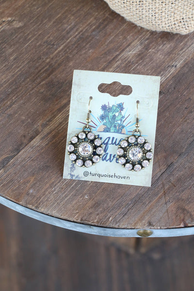 Bling Flower Earring