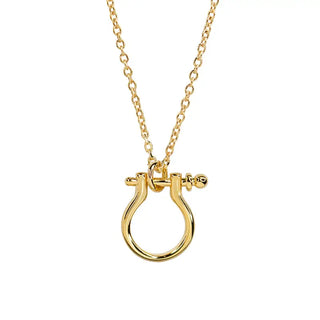 Dainty Gold Bit Necklace