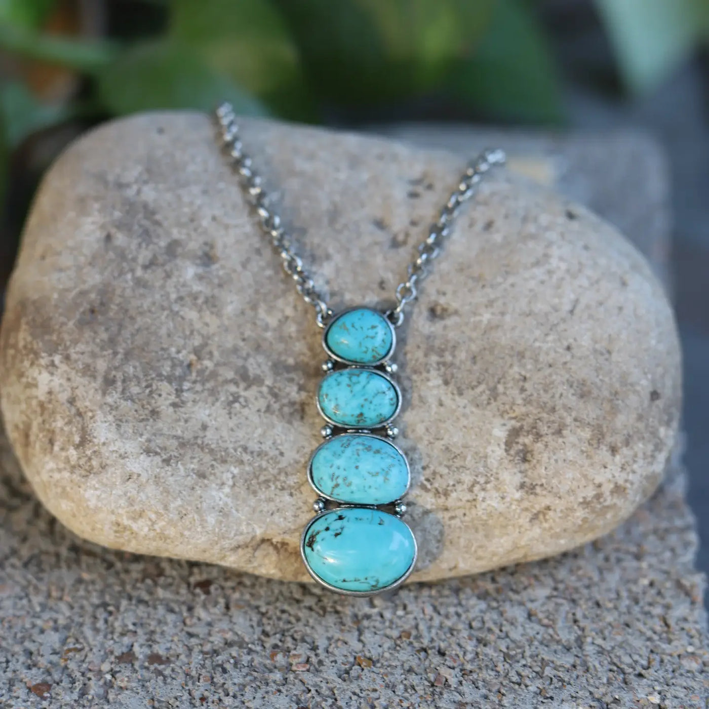 Turquoise Drop Necklace