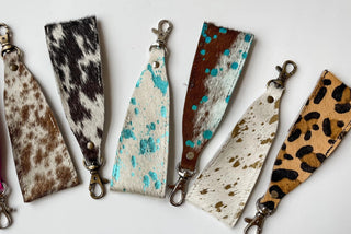 Cowhide Chapstick Case Lip Balm Lipstick Case Holder