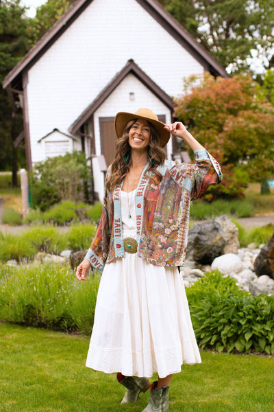 Bamboo Kimono Cardigan (one size fits all)