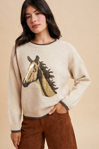 Horse Face Sweater