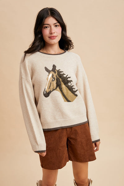 Horse Face Sweater