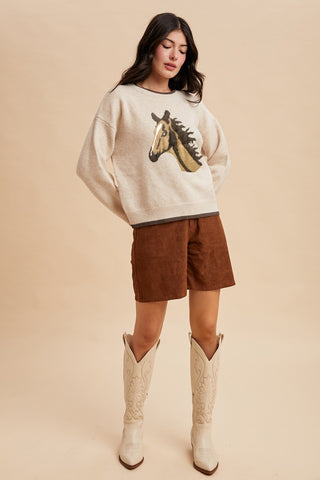 Horse Face Sweater