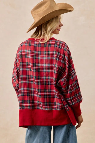 Merry Plaid Sweatshirt