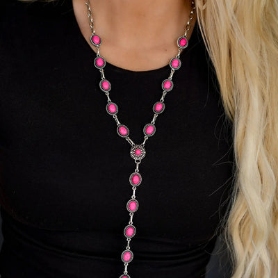 Dainty Lariat Style Necklace