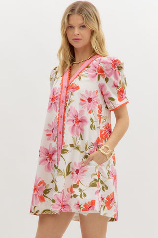 Mini Floral Dress