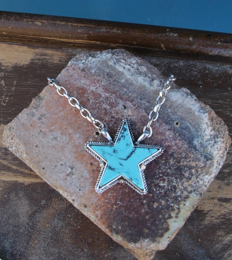 Turquoise Star Necklace