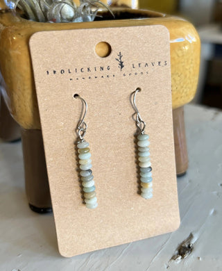 Amazonite Bead Earrings
