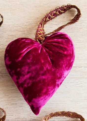 Handmade Velvet Hearts