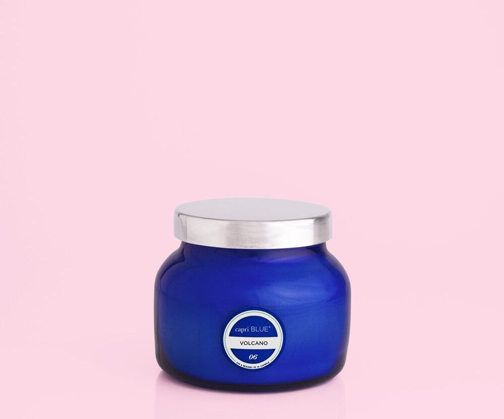 Volcano capri BLUE Candle