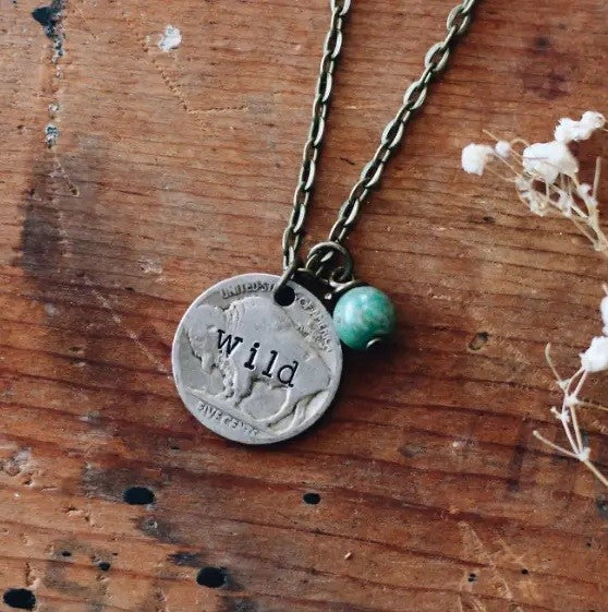 Wild Buffalo Nickel Necklace